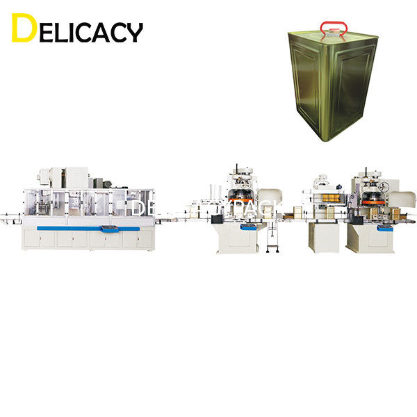 Автоматическая производственная линия жестяной коробки 20CPM, большое квадратное олово делая аттестованный CE машины