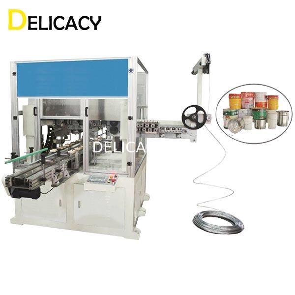 Машина ручки провода бочонка олова создателя автоматического стального металла упаковывая для химической консервной банки ведра делая линию