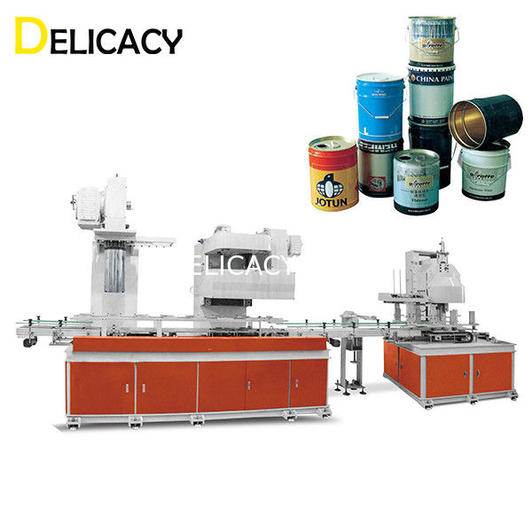 Жестяная коробка 25KW 30CPM делая производственную линию машины для тел ведра